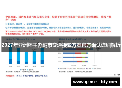 2027年亚洲杯主办城市交通接驳方案官方确认详细解析